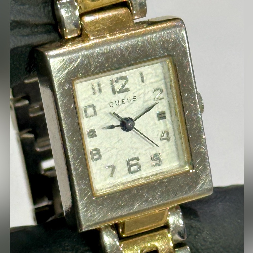 Guess Tank Two-Tone Stainless Steel Ladies’ 20mm Quartz Dress Watch